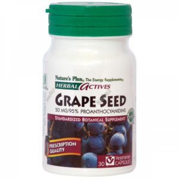 Nature''s Plus Grape Seed 30V.Caps