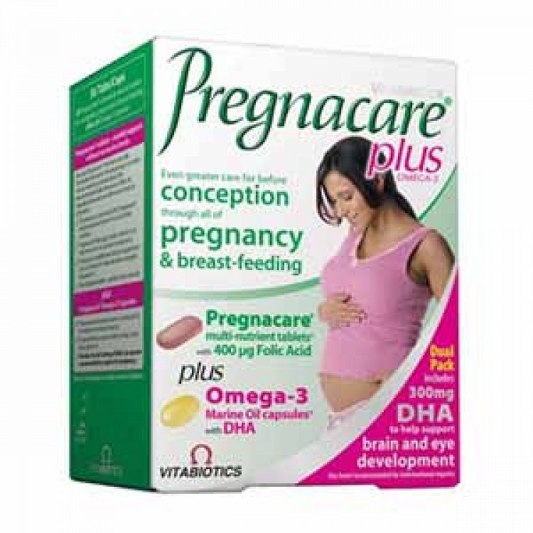 Vitabiotics PREGNACARE PLUS 28tabs/28 caps Συμπλήρωμα διατροφής Εγκυμοσύνη