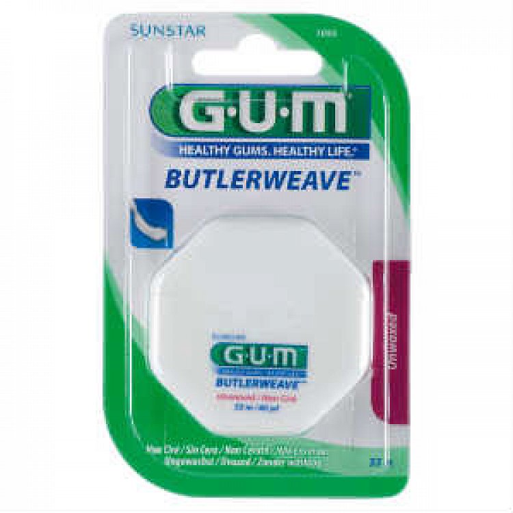 GUM ButlerWeave® 1055 Unwaxed floss