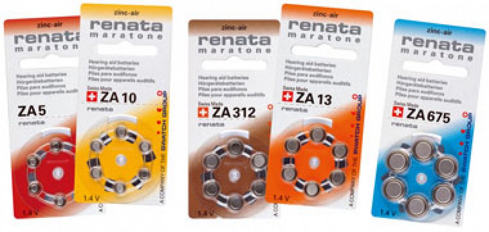 Hearing Aid Batteries Renata ZA675