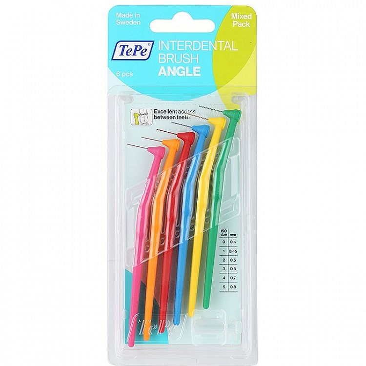 Tepe Angle Mix Interdental Brushes 6Pcs