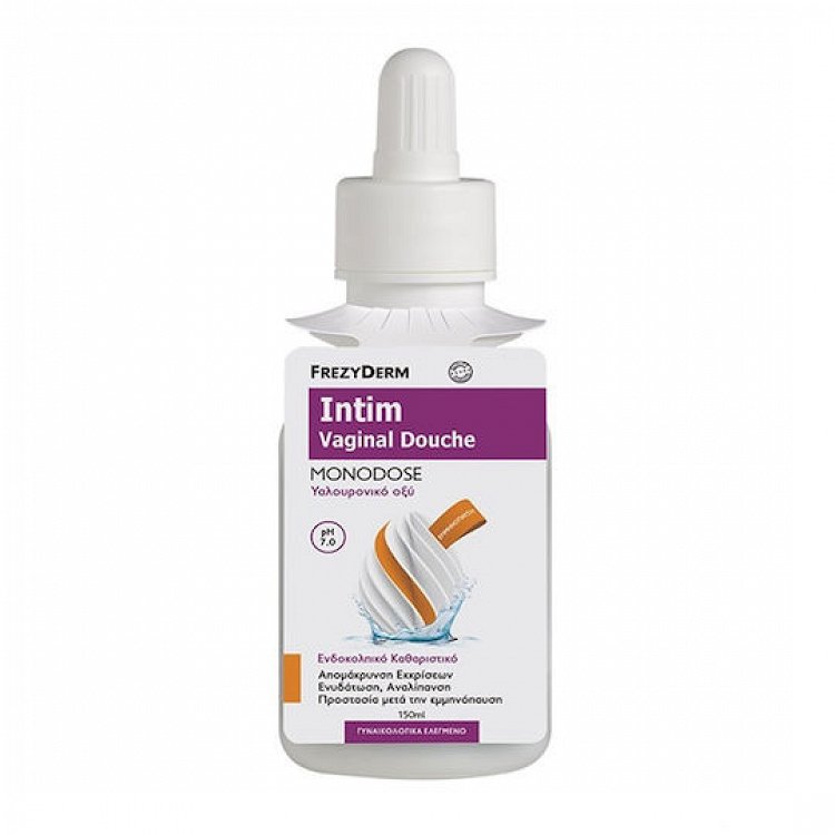 Frezyderm Intim Vaginal Douche Monodose pH 7.0 Hyaluronic Acid Vaginal Cleansing Solution 150ml