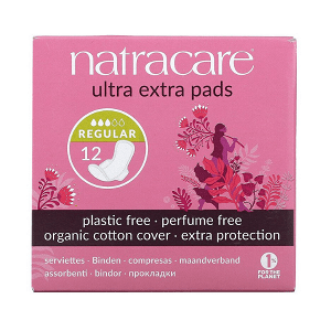 Natracare Ultra Pads with wings normal flow 12 Pieces