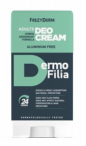 Frezyderm Dermofilia Adults Deodorant 24h in Aluminum-Free Cream 40ml