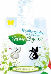 Farma Bijoux, Hypoallergenic Swarovski Earrings, Kittens