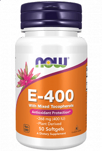 Nowfoods E400 IU 50 Soft Gels Vitamin E