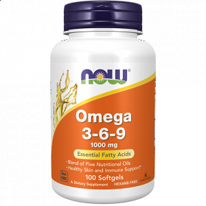 Now Omega 3-6-9 1000 mg, 100Caps