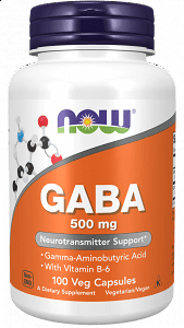 Now GABA 500 mg, 100V.Caps
