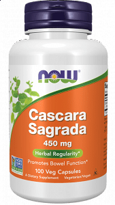 Now Cascara Sagrada 450mg, 100Caps