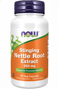 Now Stinging Nettle Root Extract 250 mg, 90V.Caps