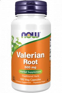 Now Valerian Root 500 mg, 100Caps