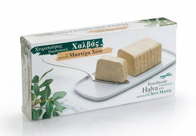 Anemos Halva handmade, traditional, with natural gum in a box 200g