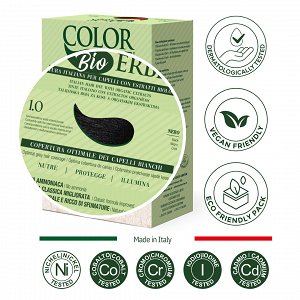 Color Erbe Herbal Hair Dyeing 01 Black