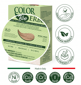 Color Erbe Herbal 8.0 Dyeing Hair Dark Blonde (old No 06)
