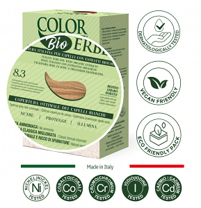 Color Erbe Herbal Dyeing Hair 8.3  Blonde Light Gold (old No 11)
