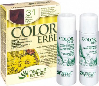 Color Erbe Herbal Dyeing Hair 31 Chestnut Plum