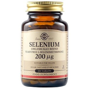 Solgar Selenium 200μg 100Tabs
