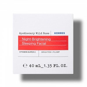 Korres Wild Rose Night Brightening Sleeping Facial Cream 