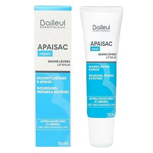 Biorga Apaisac Repair Lip Balm 15ml