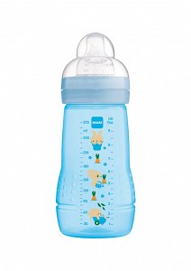 Mam Plastic Easy Active Bottle Anti-Colic with Silicone Nipple 270ml for 2+ months Blue