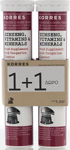 Korres Promo 1+1 gift Ginseng Vitamin''s & Minerals 18eff