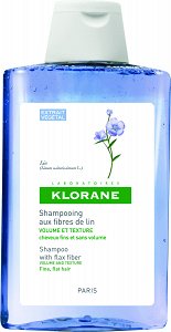 Klorane Shampoo with flax for volume and rich texture to thin hair 200ml