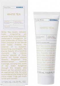 Korres White Tea, Bergamot, Freesia Body Milk 125ml