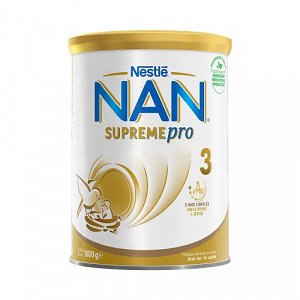 Nestlé NAN Supreme Pro 3 Powdered Milk for 12+ Months – 800gr