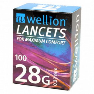 Wellion 28G lancets 100pic