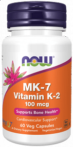 Nowfoods MK-7 Vitamin K-2 100mcg 60 V.Caps
