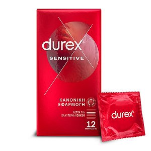 Durex Sensitive Regular Fit 12pcs