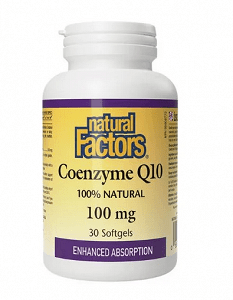 Natural Factors Coenzyme Q10 100mg 30 μαλακές κάψουλες