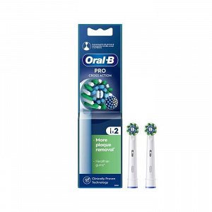 Oral-B Pro CrossAction Replacement Brush Heads for Electric Toothbrush 2pcs