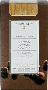 Korres Argan Oil 8.7 Permanent Colorant Caramel 50ml