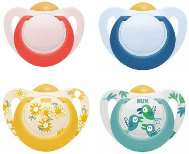 Nuk Pacifier Latex Happy Kids Size 3 (18 months old) 1pc