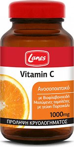 Lanes Vitamin C 1000mg with bioflavonoids 60Chew.tabs