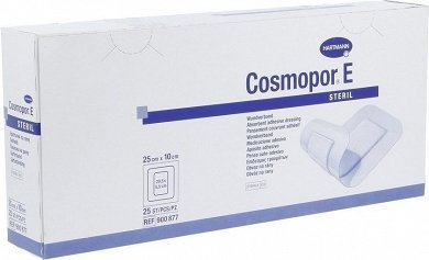 Hartmann Cosmopor E Adhesive Sterile Dressing 10x25cm 25pcs