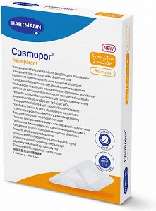 Hartmann Hydrofilm Plus Transparent Dressing With Absorptive Layer 5x7, 2 cm 5pc
