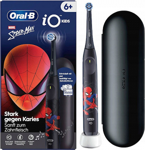 Medico Oral-B Spiderman Kids Electric Toothbrush with Timer for Ages 6+ Including Replacement Brush Heads & Travel Case