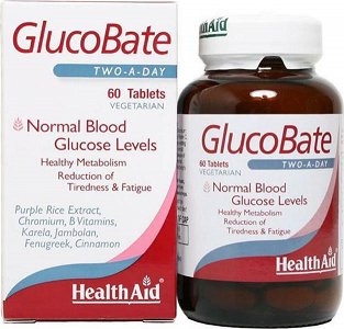 Health Aid Glucobate 60V.tabs