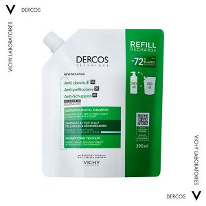Vichy Dercos Anti-Dandruff Ds Refill Shampoo Οily Hair 390ml