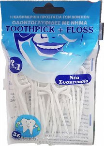 Technofarm Toothpick + Floss 36τμχ 36pcs