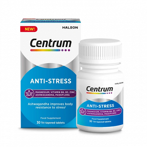 Centrum Antistress – Supplement for Anxiety, 30 Tablets