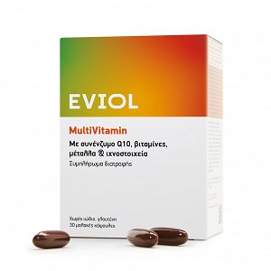 Eviol multivitamin without gluten, iodine and sugar 30 Soft Caps