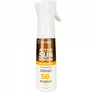 Frezyderm Active Tinted Sunscreen Face & Body Cream SPF50+ in Spray 275ml