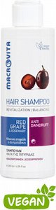 Macrovita Shampoo against dandruff with red grape & rosemary 200ml