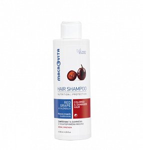 Macrovita Shampoo for colored and damaged hair with red grape & calendula 200ml