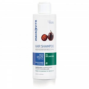 Macrovita Hair Balancing Shampoo oily red grape & nettle 200ml