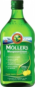 Moller''s Cod Liver Oil Lemon 250ml