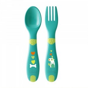 Chicco (06830-00) Spoon-Fork Set 12m +